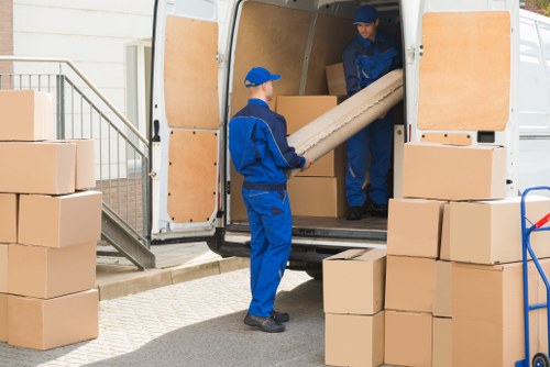 Man and van service loading furniture in Chingford