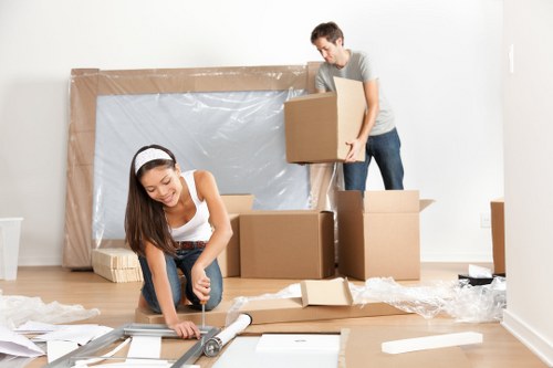 Secure business storage facility in Chingford with organized units