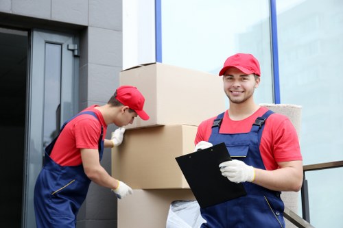 Warehouse compliance review representing anti-slavery controls