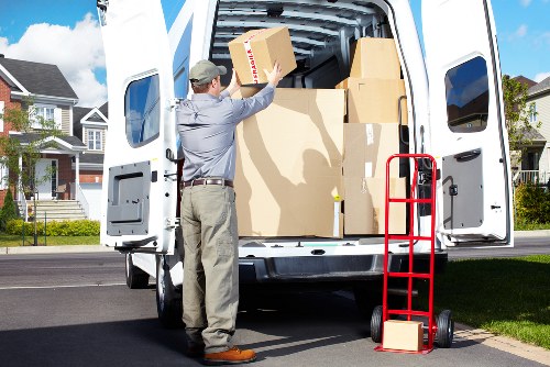 Boxes and packing materials prepared by local packers in Chingford